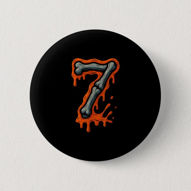 67 Meme Halloween Trendy Couple Matching Funny Six Button (Front)
