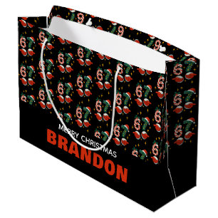 67 Meme Holiday Name Large Gift Bag