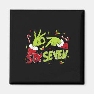 67 Meme Humor 6-7 Funny Six Seven Christmas  Magnet