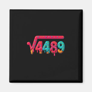 67 Meme Ice Cream Drip Square Root 4489 Gen Alpha  Magnet