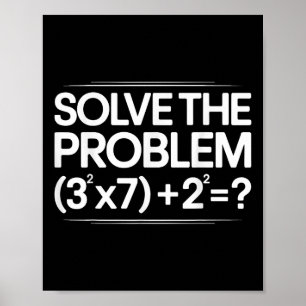 67 Meme Math Funny Six Seven Teacher Brainrot Joke Poster
