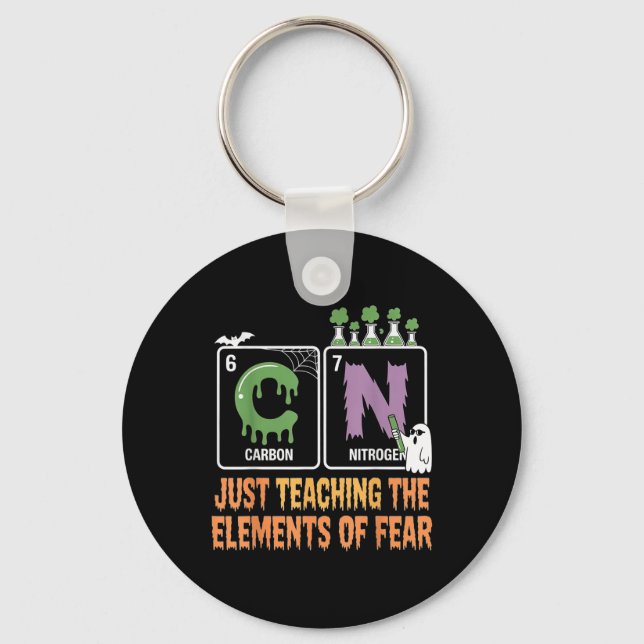 67 Meme Science Chemistry Humor Periodic Table Hal Keychain (Front)