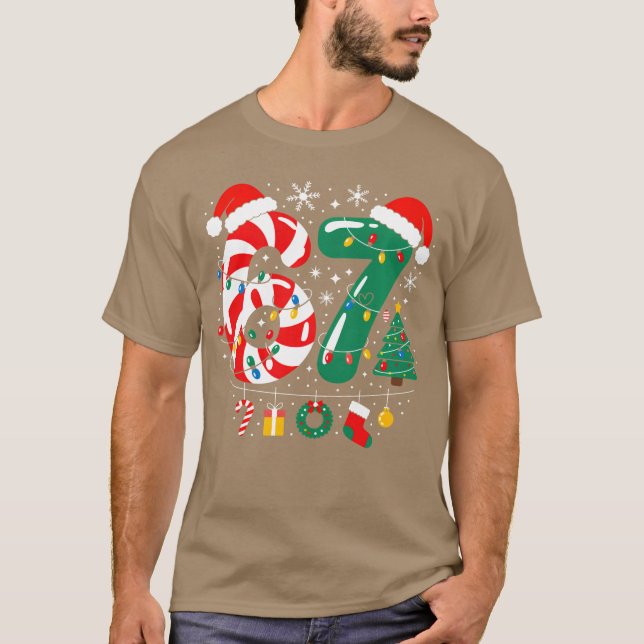 67 Meme Si Seven for Women Men Boys Girls Christma T-Shirt (Front)
