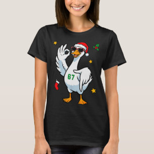 67 Meme Silly Goose 6 7 Funny Six Seven Christmas T-Shirt