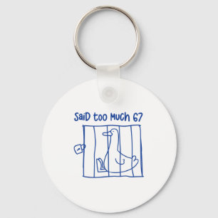 67 Meme Silly Goose 6-7 Funny Six Seven Said Too M Keychain