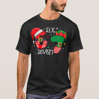 67 Meme Six Seven 6-7 Christmas Funny Xmas Men Wom T-Shirt
