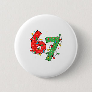 67 Meme Six Seven Brain Rot 6-7 Christmas Lights F Button