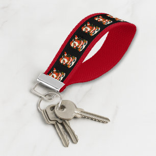 67 Meme Six Seven Bruh Funny Christmas 6 7 Wrist Keychain