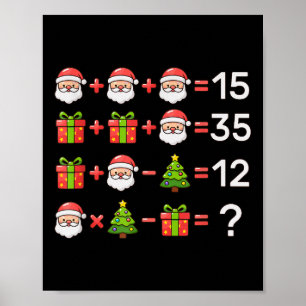 67 Meme Six Seven Christmas Math Equation Xmas Log Poster