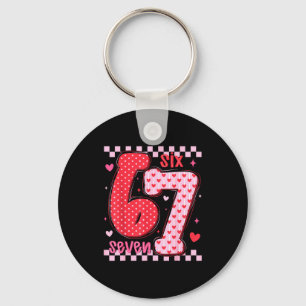 67 Meme Six Seven For Kids Women Men Boys Girls Va Keychain