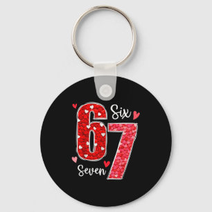 67 Meme Six Seven For Kids Women Men Boys Girls Va Keychain