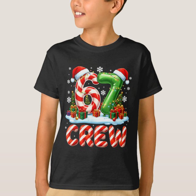 67 Meme Six Seven Funny Christmas Women Men Boys G T-Shirt (Front)