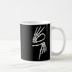 67 Meme Skeleton Hand 6 7 Halloween Six Seven Coffee Mug