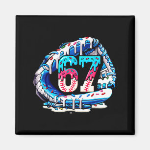67 Meme Slang Baseball Glove Drip Ice Cream Six Se Magnet