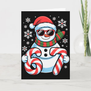 67 Meme Snowman Brainrot Funny Christmas Kids Boys Card