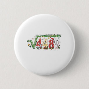 67 Meme Square Root 4489 Six Seven Math Christmas Button