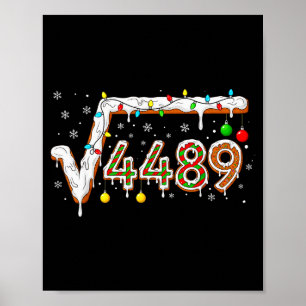 67 Meme Square Root 4489 Slang Math Teacher Funny Poster