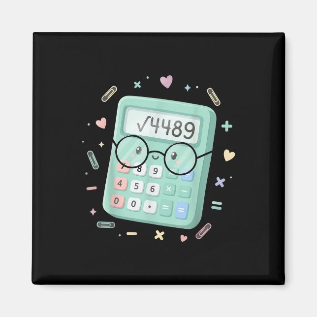 67 Meme Square Root 4489 Slang Six Seven Math Calc Magnet (Front)