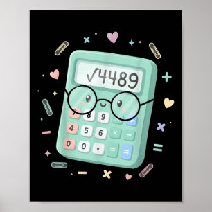 67 Meme Square Root 4489 Slang Six Seven Math Calc Poster