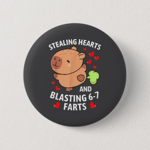67 Meme Stealing Hearts Valentine's Day Capybara K Button