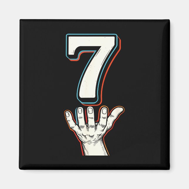 67 Meme Trendy Couple Matching Halloween Funny Six Magnet (Front)