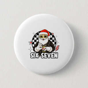67 Meme Xmas Six Seven Santa 6 7 Christmas Men Wom Button