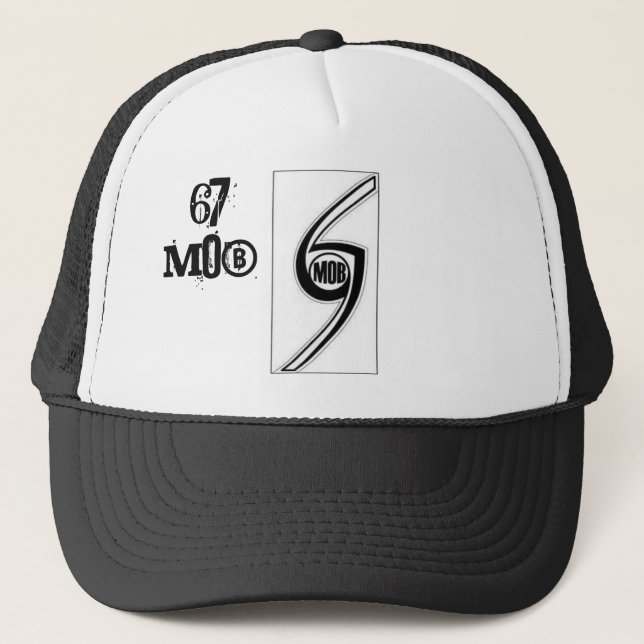 67 MOB OFFICIAL GROUP LOGO TRUCKER HAT (Front)