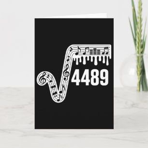 67 Music Drip Meme Square Root 4489 Slang Funny Ma Card