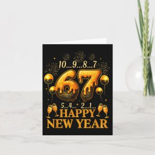 67 New Year Six Seven Funny Countdown 2026 Card