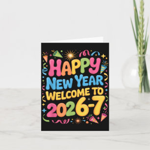 67 New Year's Eve - Happy New Year 2026-7 Funny 67 Card