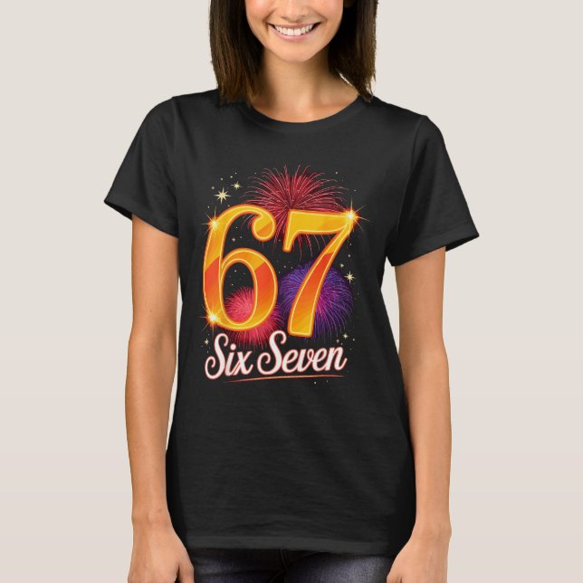 67 New Years Eve Party Pajama Shirt 6 7 Meme 67 20 (Front)