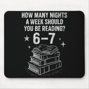 67 Nights Reading Meme For Bibliophiles Englieache Mouse Pad
