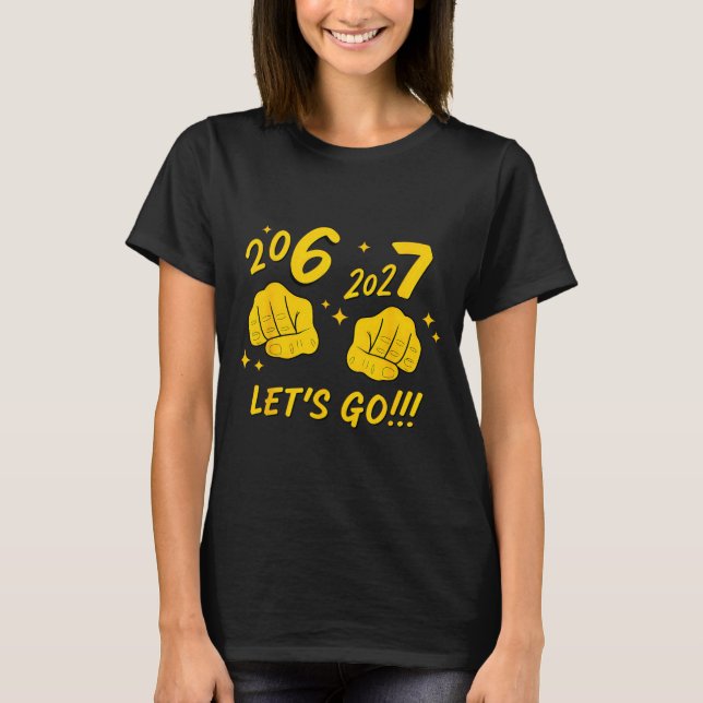67 Nye 2026 Boys Kids New Years Eve Party 6 7 Meme T-Shirt (Front)