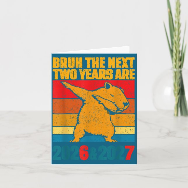 67 Nye 2026 Funny Boys Kids New Years Eve Party 6  Card (Front)