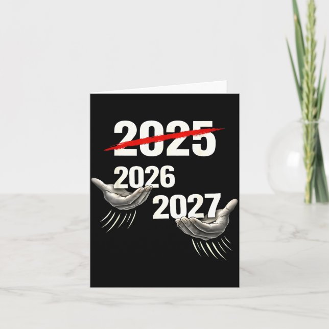 67 Nye 2026 Funny Boys Kids New Years Eve Party 6  Card (Front)