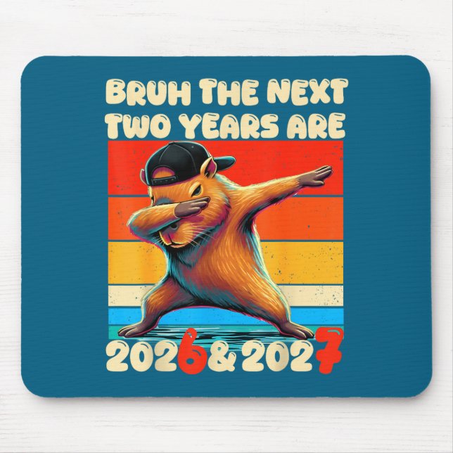 67 Nye 2026 Funny Boys Kids New Years Eve Party 6  Mouse Pad (Front)
