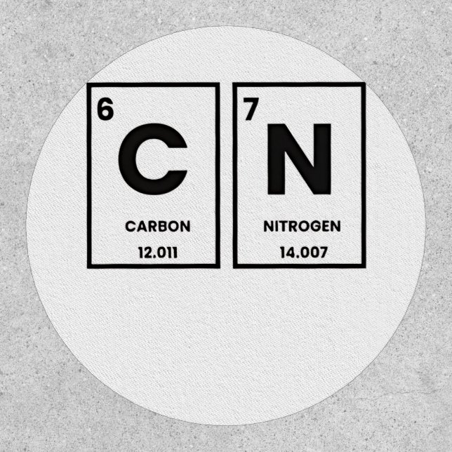 67 Periodic Table Element Chemistry Mason Meme  Patch (Front)
