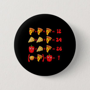 67 Pizza Meme Math Logic Puzzle Button