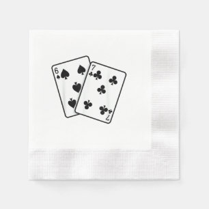 67 Playing Cards Meme Funny Six Seven Napkins