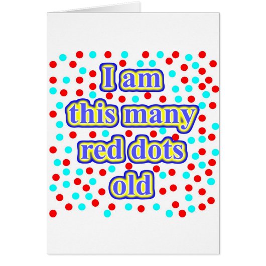 67 Red Dots Old Cards (Front)