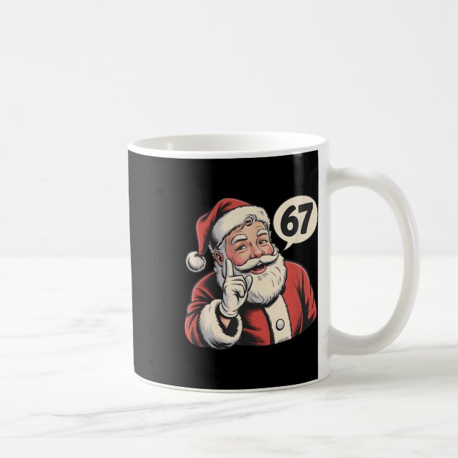67 Santa Christmas Six Seven Meme  Coffee Mug (Right)