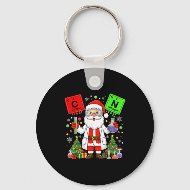 67 Science Teacher Chemistry 67 Periodic Table Chr Keychain (Front)