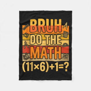 67 Shirt Six Seven Meme 6-7 Boys Kids Girls Bruh D Fleece Blanket