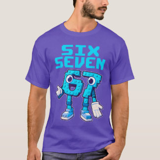 67 Six Seven 67 Funny Italian Brainrot Kids Gaming T-Shirt