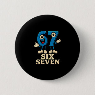 67 Six Seven 6-7 - Funny Italian Brainrot Kids Gam Button