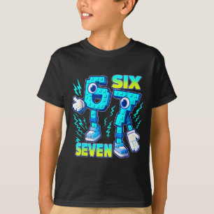 67 Six Seven 6-7 Funny Italian Brainrot Kids Gamin T-Shirt