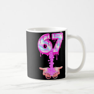 67 Six Seven 6 7 Meme Valentines Funny Women Girl Coffee Mug