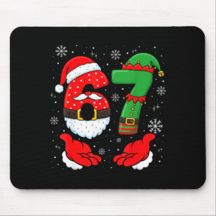 67 Six Seven 6 7 Meme Xmas E Couple Christmas Matc Mouse Pad