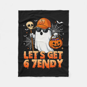 67 Six Seven 6 7endy Let's Get Sendy Meme Hallowee Fleece Blanket