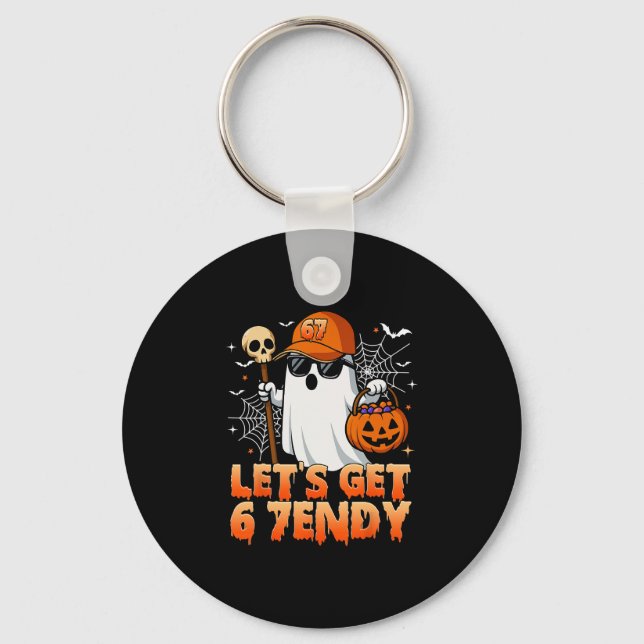 67 Six Seven 6 7endy Let's Get Sendy Meme Hallowee Keychain (Front)